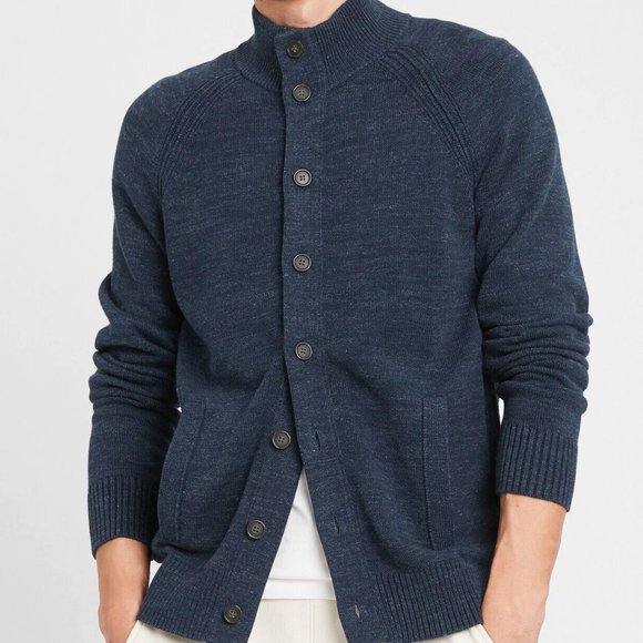 Banana Republic Organic Cotton Cardigan - Picture 1 of 7